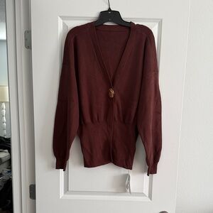 Commense Deep Brown Women's Cardigan